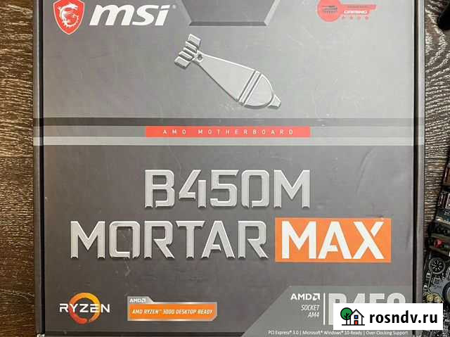 Материнская плата MSI B450M mortar MAX Нижний Новгород - изображение 1