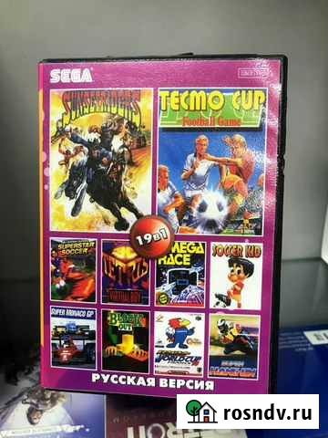 Sega 19в1 SM-078 KC1901 world CUP fifa98 monago GP Кострома - изображение 1