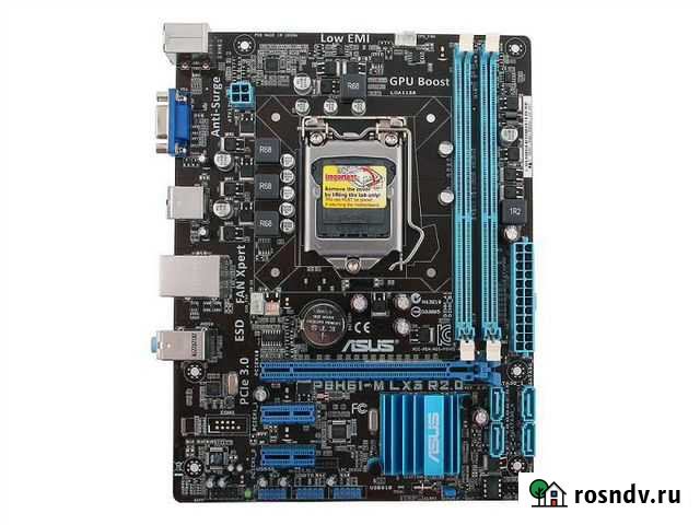 Материнская плата Asus P8H61-M LX3 R2.0 Хабаровск - изображение 1