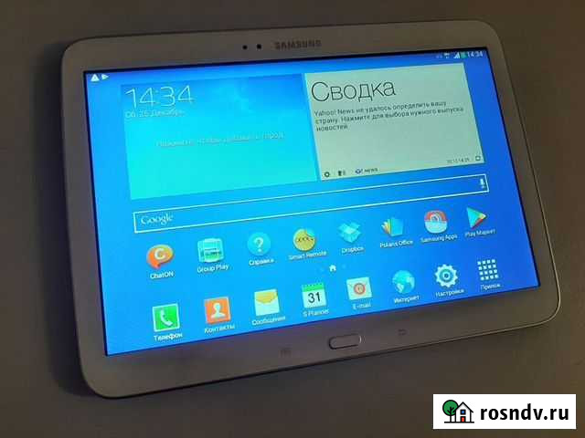 10.1 Оригинальный планшет Samsung Galaxy Tab 3 Вологда - изображение 1