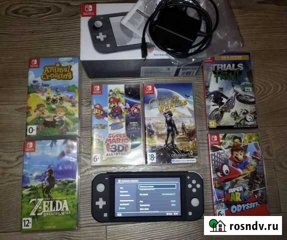Switch Lite + 6 Games Волгоград - изображение 1