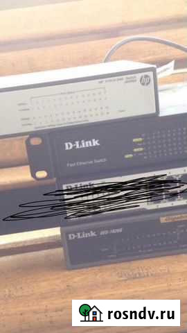 Каммутатор D-link des-1026 G, Hp-v1910-24G Switch Шебекино - изображение 1