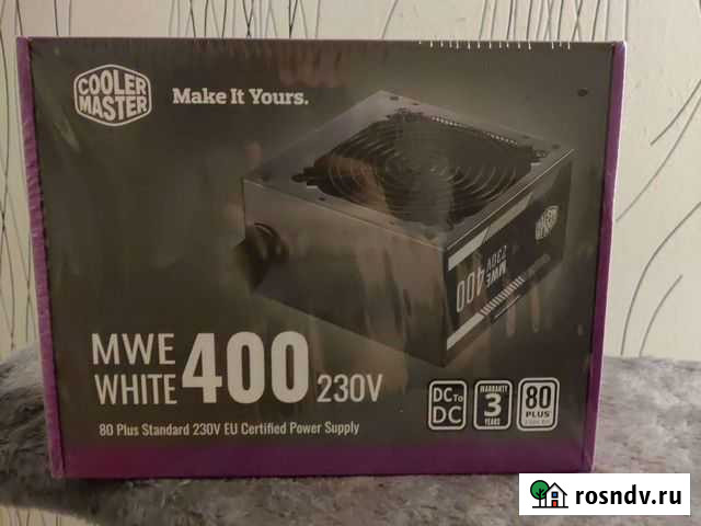 Блок питания Cooler Master MWE 400 white - V2 (MPE Барнаул - изображение 1