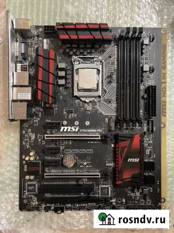 MSI Z170A Gaming PRO Материнская плата 7 видеокарт Нижний Новгород - изображение 1
