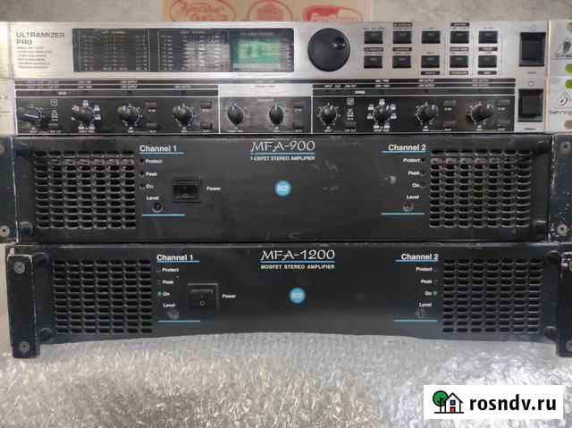 Усилитель звука RCF MFA1200 - 900, Кроссовер Пятигорск - изображение 1