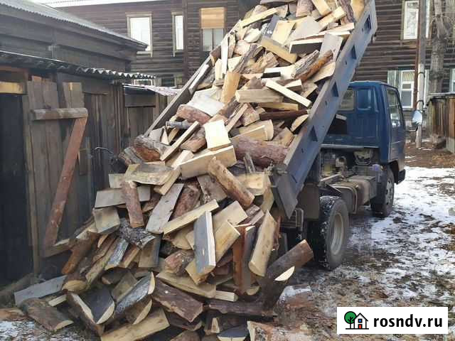 Дрова Горбыль сухой, пиленный Улан-Удэ - изображение 1