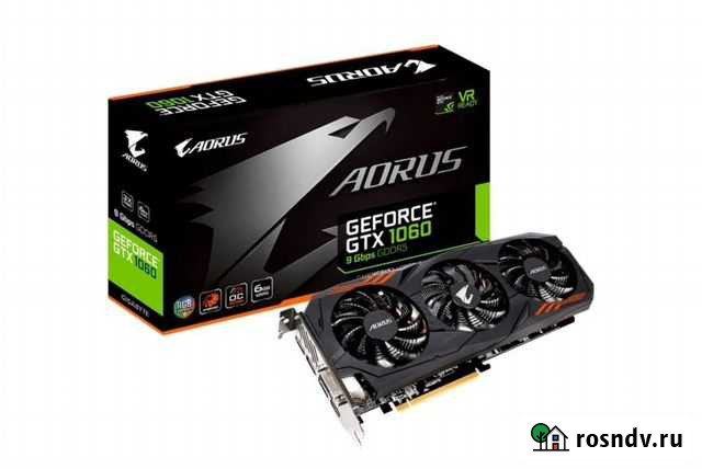 Видеокарта Aorus gtx 1060 6gb Уфа - изображение 1