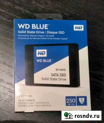 Ssd диск WD Blue 250gb новый Воронеж - изображение 1