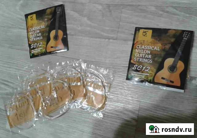 Струны нейлоновые. Струны для классической гитары Хабаровск - изображение 1