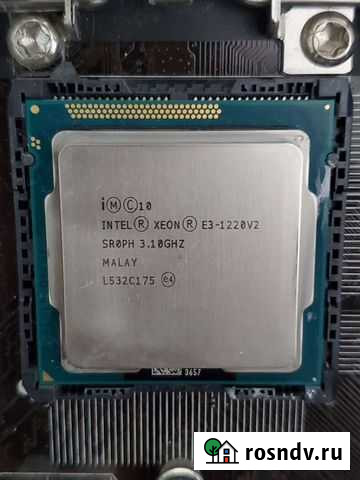 Процессор Intel Xeon E3-1220V2 аналог i5 3570 Краснодар - изображение 1