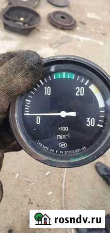 Тахометр дизельный 12, 24В бу ЗИЛ, маз, газ Челябинск - изображение 1