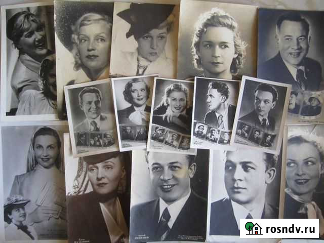 Открытки Актеры советского кино 1950-70годов Москва - изображение 1