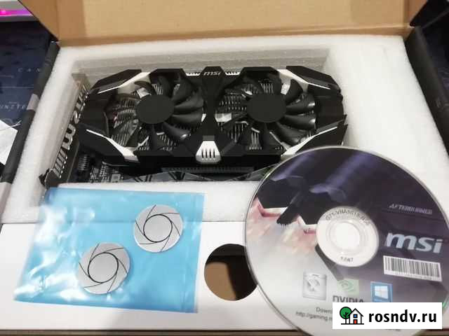 Видеокарта msi geforce gtx 1050 ti oc Обнинск - изображение 1