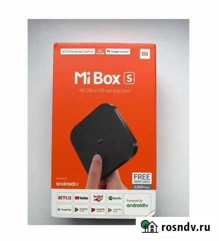 Новая тв приставка Xiaomi Mi Box S 4k; 2/8 гб Сыктывкар - изображение 1