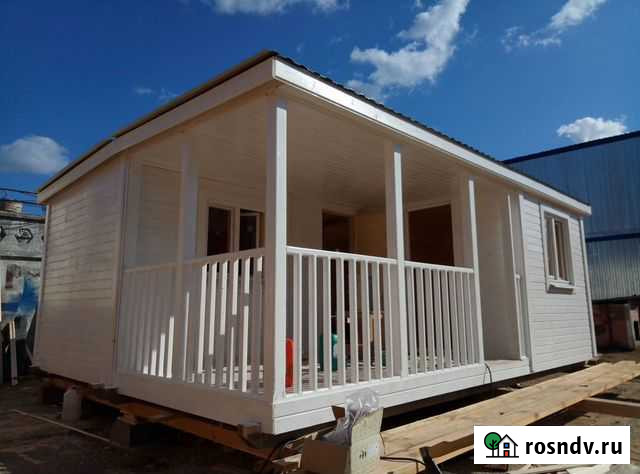 Садовый мини-домик 6х4.6 с верандой 7м2 Б-18 Усолье-Сибирское - изображение 1