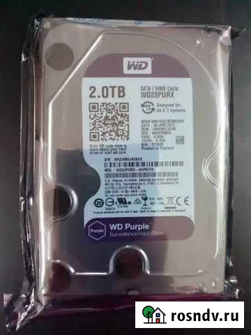 2 тб Жесткий диск WD Purple (WD20purz) Воронеж - изображение 1