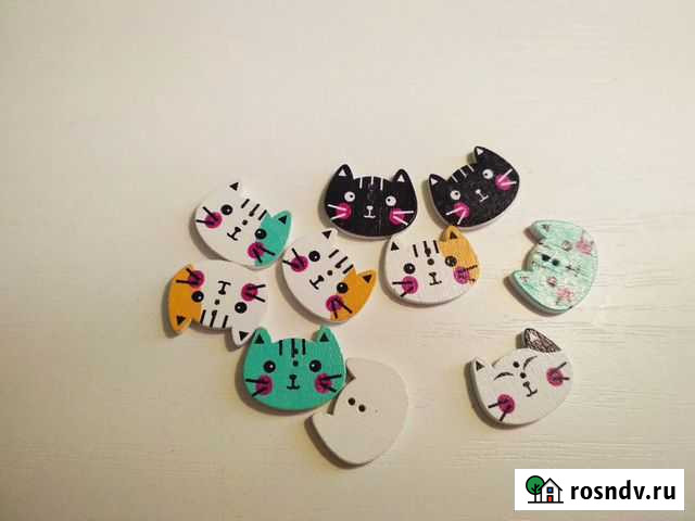 Деревянные пуговицы для скрапбукинга Звенигород - изображение 1