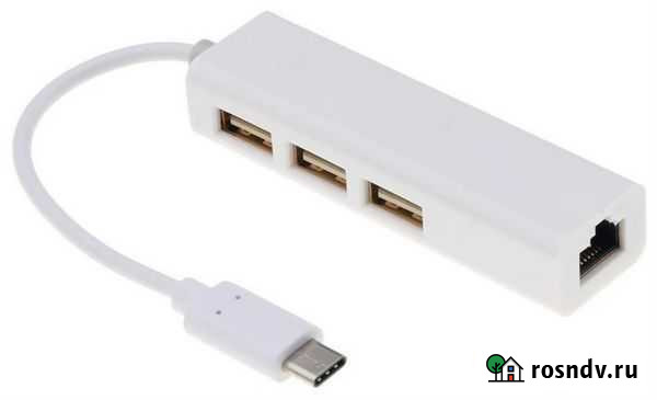 Переходник USB Kebidu USB3.0 (CM) 3xUSB3.0 (AF) +R Ульяновск - изображение 1