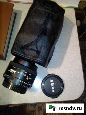Фотообьектив nikon AF nikkor 50mm сделан япония Ростов-на-Дону - изображение 1
