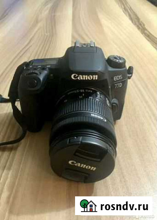 Зеркальный фотоаппарат canon 77d Нефтекамск - изображение 1