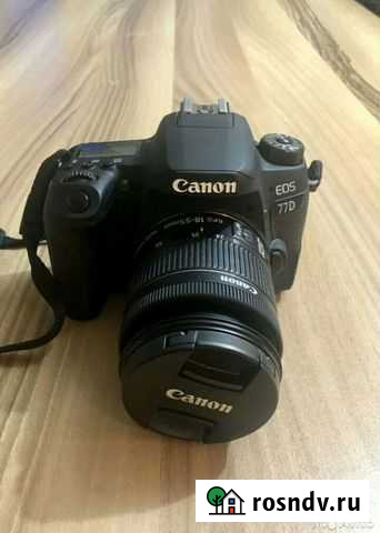 Зеркальный фотоаппарат canon 77d Нефтекамск - изображение 1