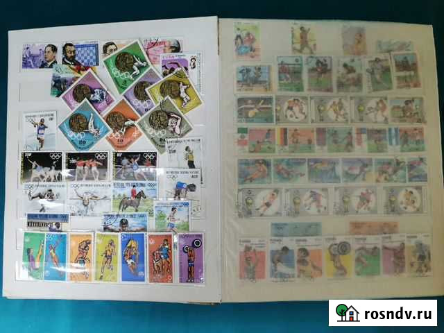 Альбом марок с с 60-х г. 926 штук Кемерово - изображение 1