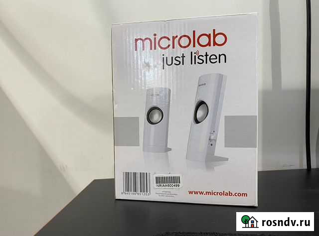 Колонки Microlab B18 белые (4,8W RMS) Хабаровск - изображение 1
