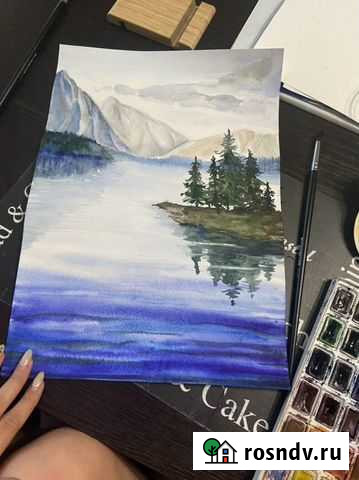 Картина акварель Барнаул - изображение 1