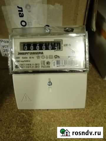 Электросчетчик однофазный Энергомера Воронеж - изображение 1