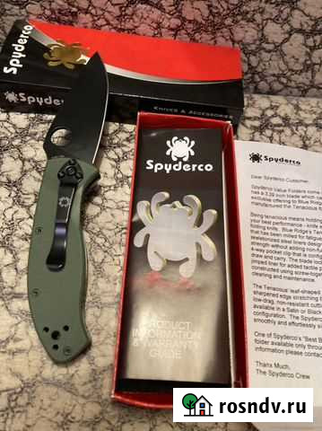 Нож Spyderco Tenacious новый Нижневартовск - изображение 1