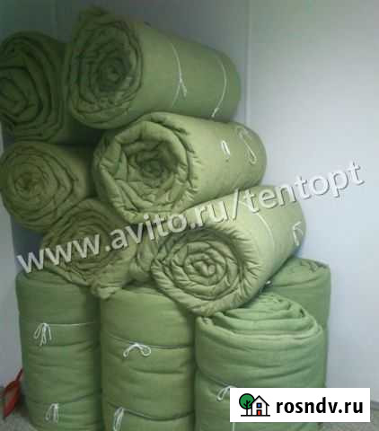 Штора в гараж утепленная Брезент Бор - изображение 1