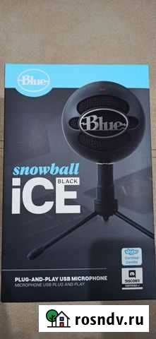 Микрофон Blue Snowball ICE Black Воронеж - изображение 1