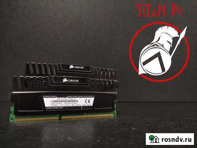 DDR3 Corsair Vengeance Black 16gb 1600mhz / Обмен Нижний Новгород - изображение 1