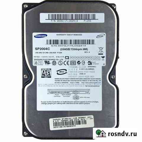 Жесткий диск Samsung 3.5 200gb Симферополь