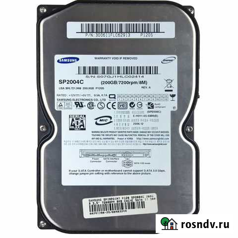 Жесткий диск Samsung 3.5 200gb Симферополь - изображение 1