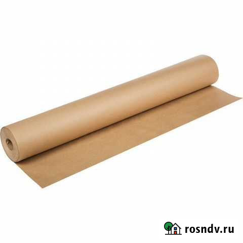 Крафтовая бумага 80гр/м в рулонах 980мм 50кг Санкт-Петербург - изображение 1