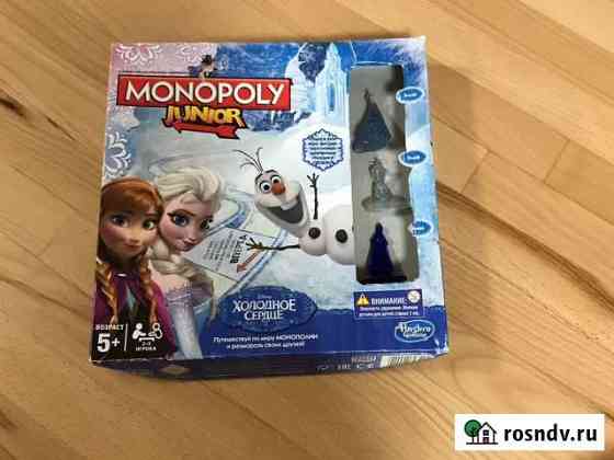 Monopoly junior disney холодное сердце Сыктывкар