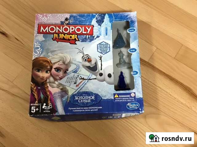 Monopoly junior disney холодное сердце Сыктывкар - изображение 1