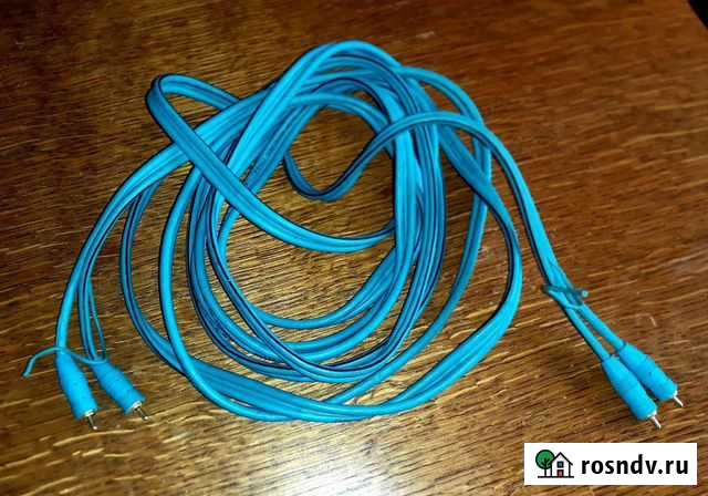 5метров 3 канала Аудио кабель с заземлением и 2RCA Калининград - изображение 1