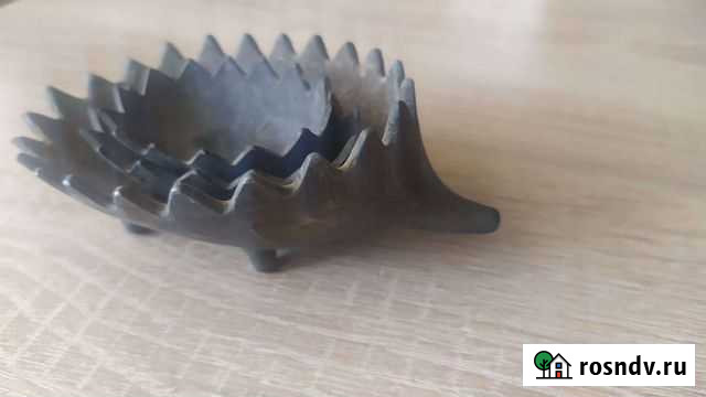 Винтажная пепельница ежик СССР Новороссийск - изображение 1