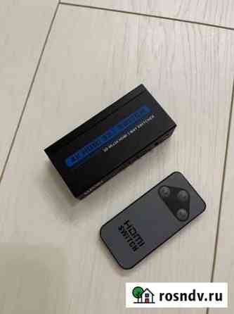 Продам 4 К hdmi 3 X 1 Switch 5x1 + пульт Кострома