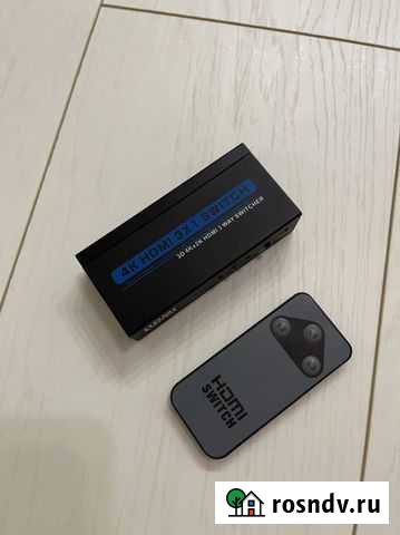 Продам 4 К hdmi 3 X 1 Switch 5x1 + пульт Кострома - изображение 1
