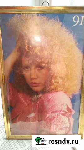 Фотокартина Алла Пугачева винтаж СССР Ефремов - изображение 1