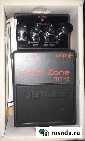 Гитарная педаль boss MT-2 обмен на boss DS-2 Таганрог - изображение 1