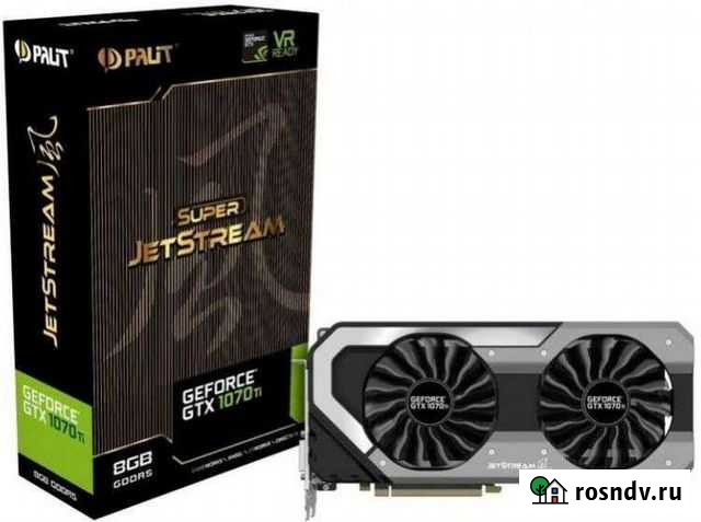 Видеокарта GTX 1070 ti palit jetstream Усолье-Сибирское - изображение 1