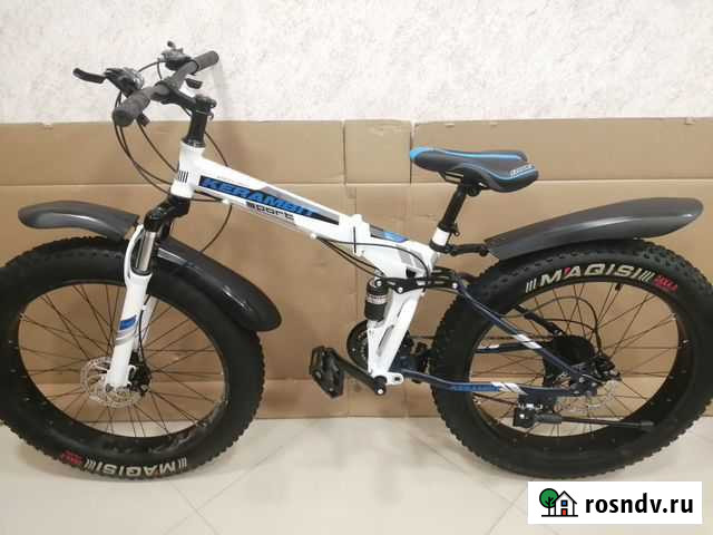 Горный велосипед складной Фэтбайк wolfs fang Оренбург - изображение 1