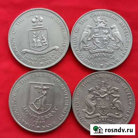 4 доллара 1970 фао Карибские острова Благовещенск - изображение 1