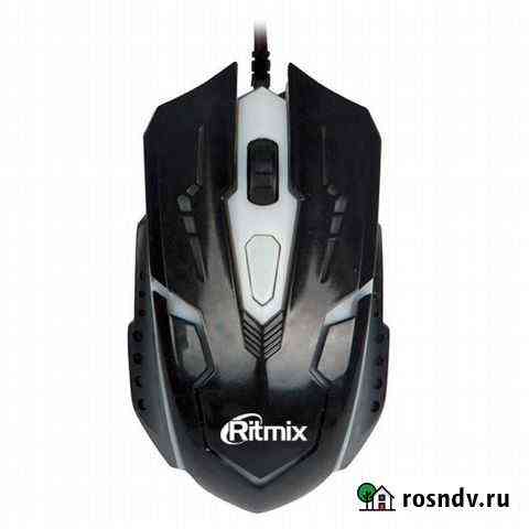 Мышь Ritmix ROM-311 Новая проводная (чёрный) Калининград