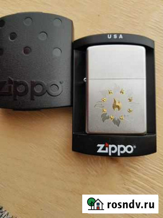 Zippo 21192 ring of fire, satin chrome Энгельс - изображение 1