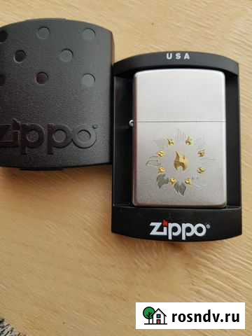 Zippo 21192 ring of fire, satin chrome Энгельс - изображение 1